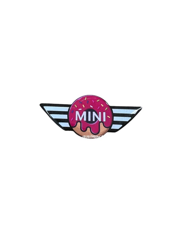 MINI Cooper Lenkrad Emblem Abzeichen Overlay Gel Aufkleber GEN 1