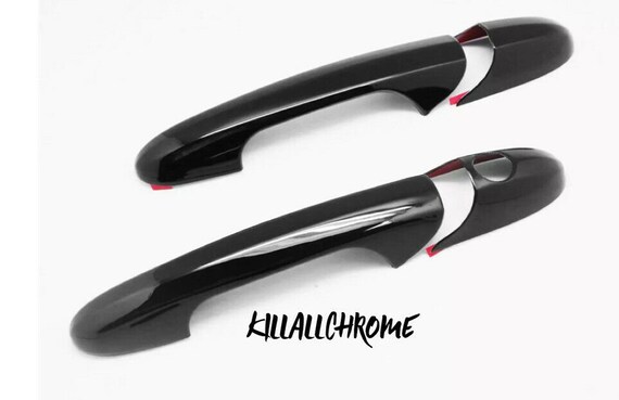 Door Handle Covers for Abarth Fiat 500 595 695 Comp Genuine