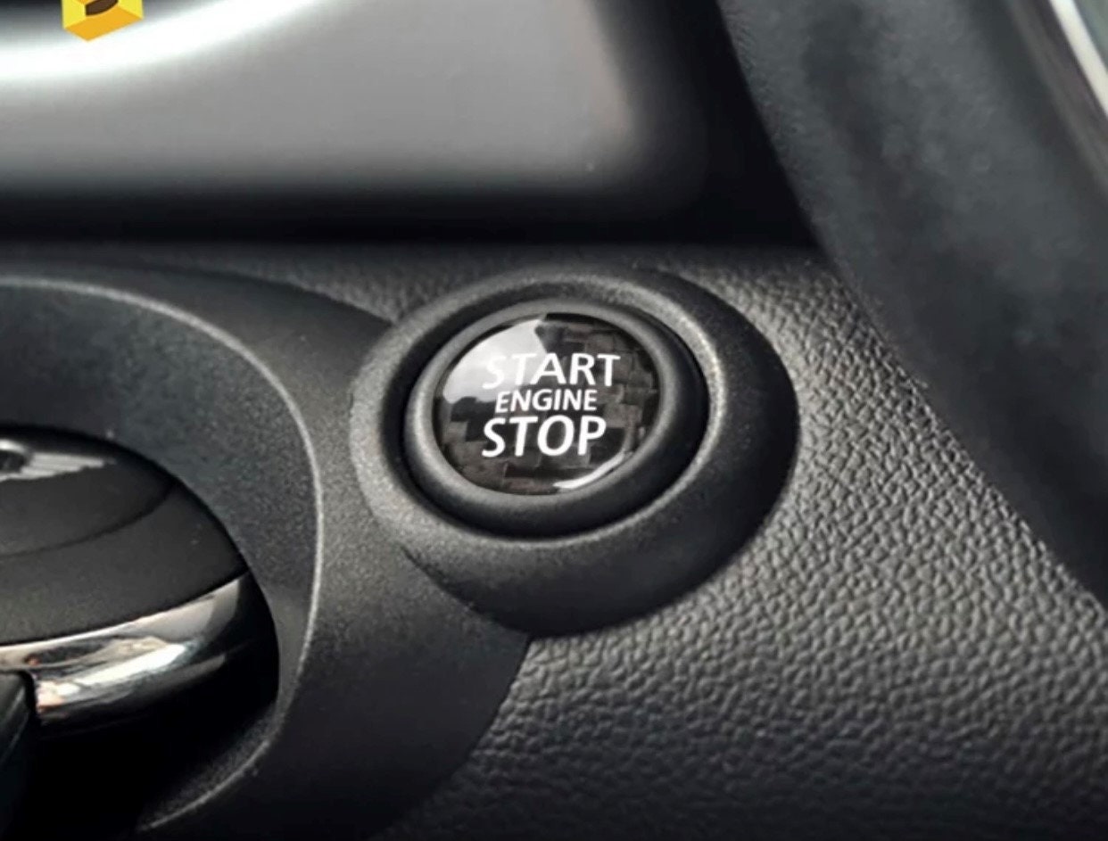 Couvercle de bouton de démarrage et d'arrêt de moteur de voiture,  accessoires automobiles décoratifs, couvercle collant pour bouton poussoir,  décoration d'intérieur de voiture, 2021 nouveauté - AliExpress