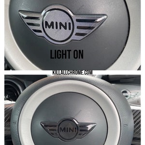 Mini cooper steering sale wheel logo replacement
