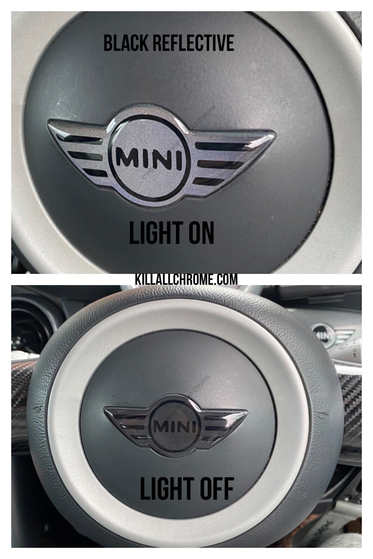 MINI Cooper Steering Wheel Emblem Badge Overlay Gel Sticker Etsy UK