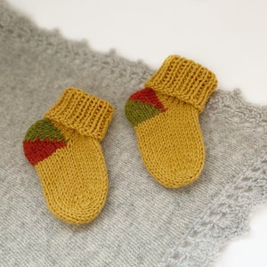 Baby Socks Knitting Pattern: Seamless Toe-Up Design (0-24 Months) (PDF Pattern + Photo/Video Tutorial