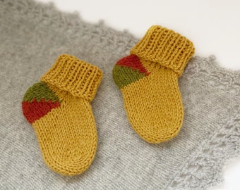 Baby Socks Knitting Pattern: Seamless Toe-Up Design (0-24 Months) (PDF Pattern + Photo/Video Tutorial
