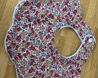 Bib / Flower bib / birth bib