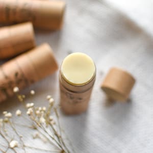 All Natural Muscle Cream, Skin Care Cream Stick, Eco Friendly Tubes, Handcrafted Self Care Gift, Beeswax, Shea Butter, Mini Lotion Bar
