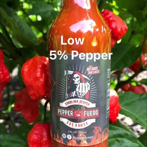 Carolina Reaper Hot Sauce Combo 10/20/30/50/70% Pure - Etsy