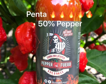 Carolina Reaper Hot Sauce – 50% Pure Carolina Reaper Pepper