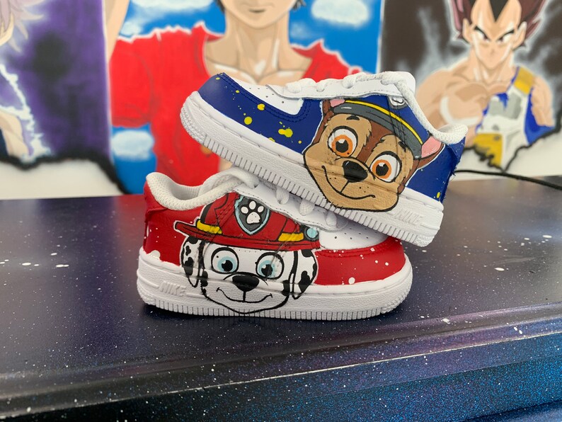Paw Patrol Kids Air Force 1 Etsy