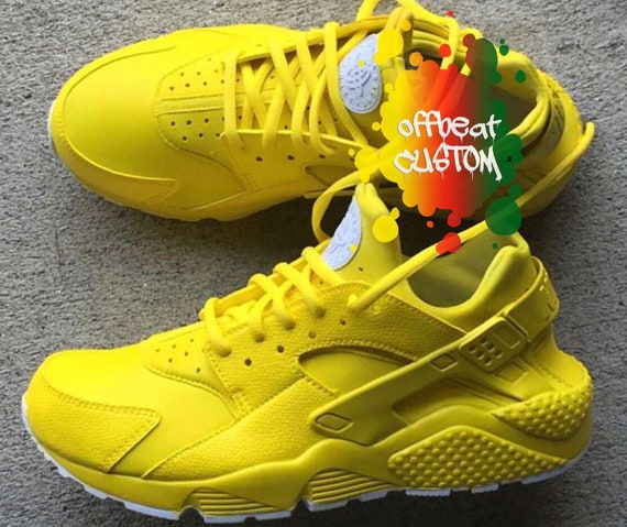 Yellow Nike huaraches | Etsy
