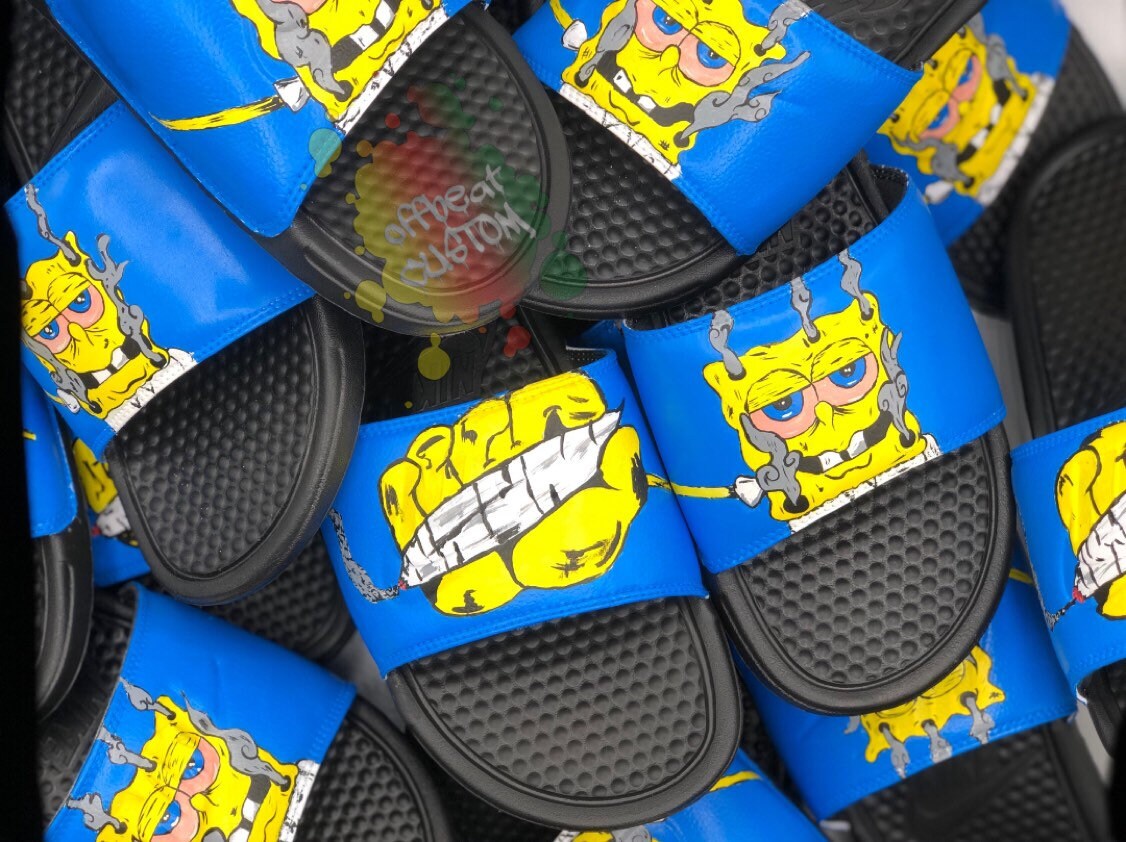 spongebob slides nike