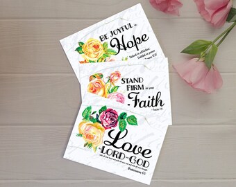 Amore, fede e speranza versi - Rose Notecards (A2) - 3-Piece Set