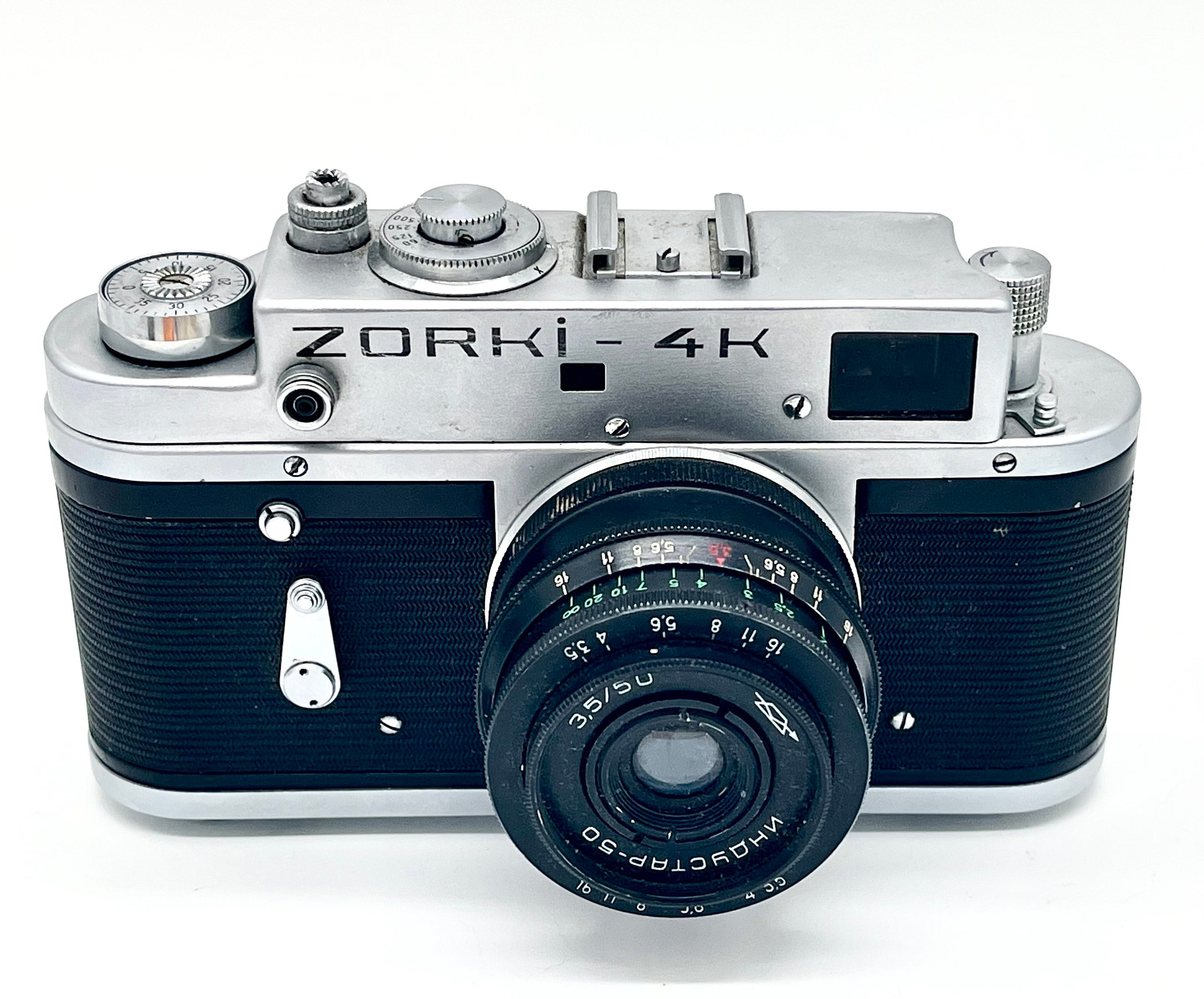 Zorki-4k Soviet Rangefinder Film Camera With Lens Industar Zorki-4k Soviet Rangefinder Film Camera With Lens Industar