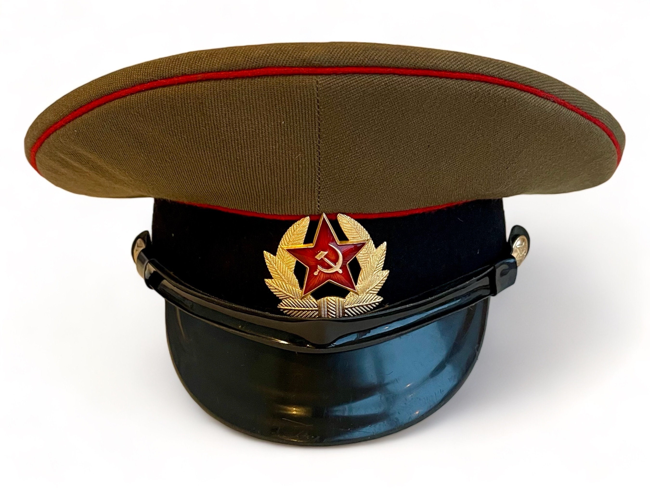 実物現役軍用 ハンガリー共和国軍制帽 ミリタリー帽子 58cmソ連