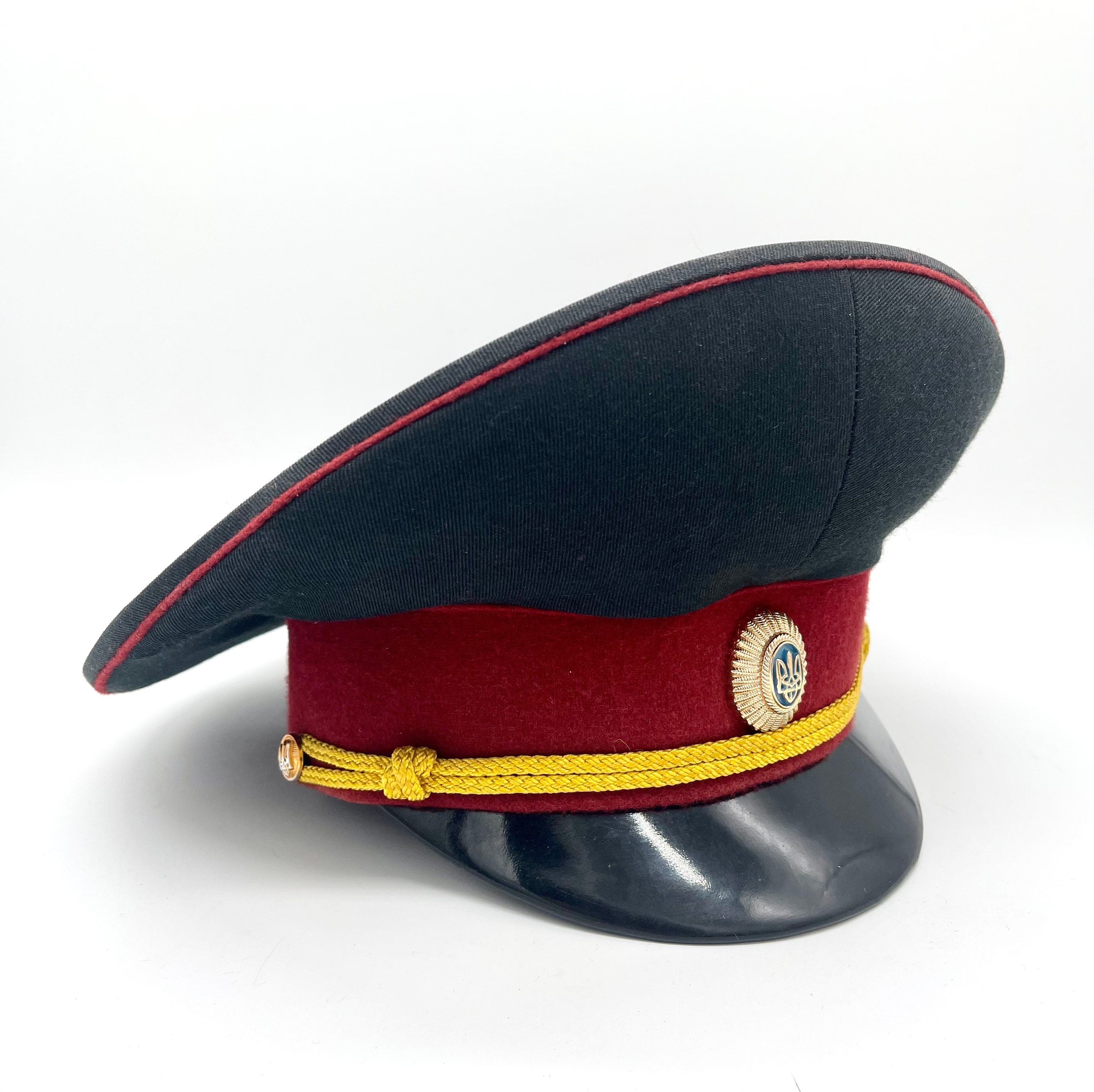 programma Kwelling vertrekken New Vintage Military Cap Ukrainian Visor Cap 58 Cm army - Etsy Norway