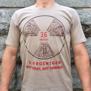 Chernobyl T-shirt - Radioactivity Steampunk Pryapyat 3,6 roentgens 1986 Disaster