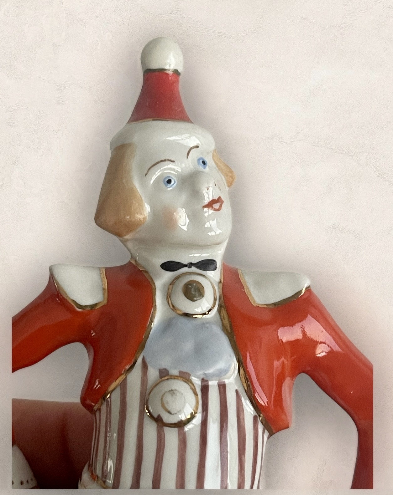 Cevik Clown Figurine USED ピエロ陶器人形置物 Cevik Clown Figurine USED ピエロ陶器人形置物
