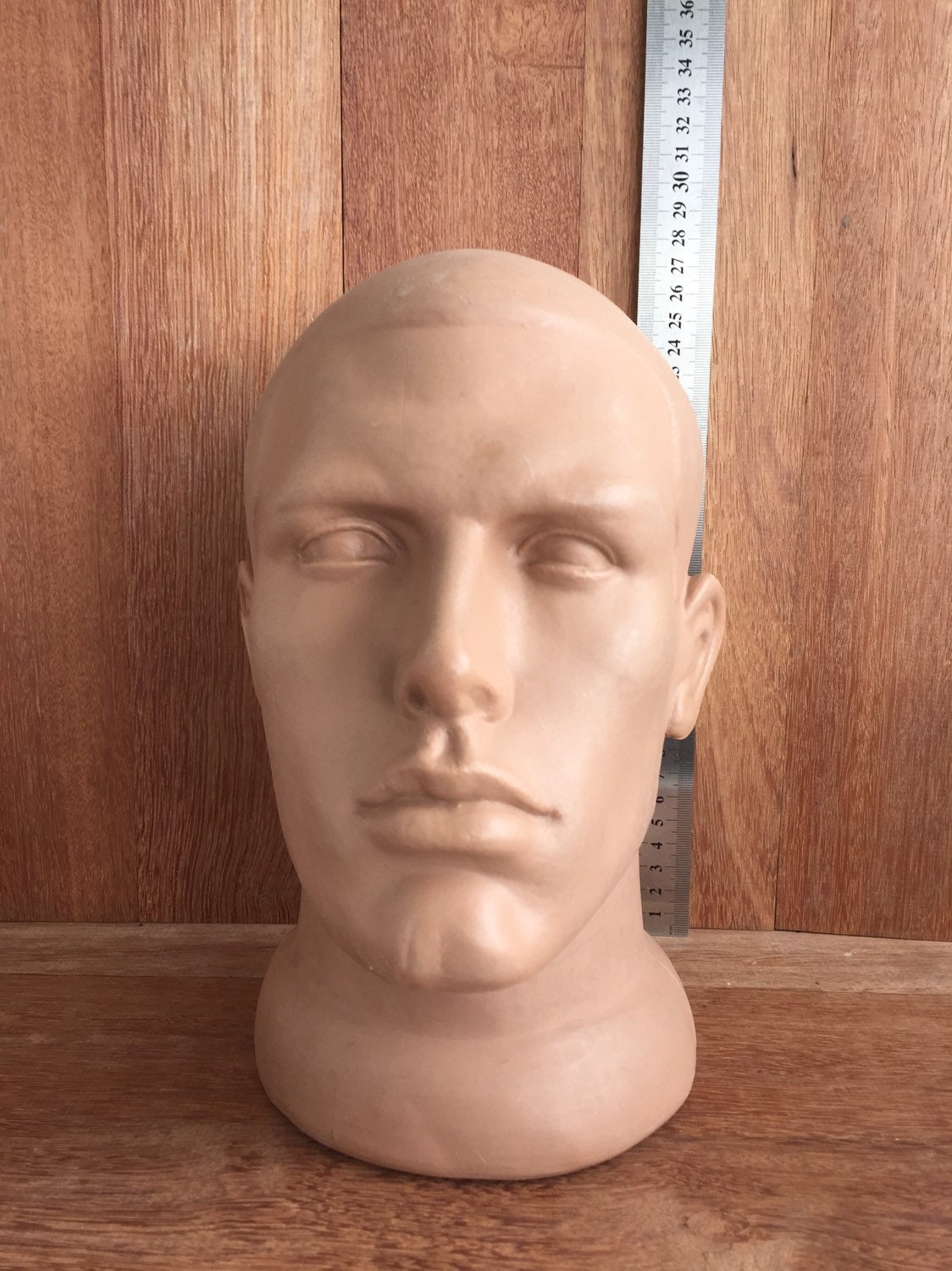 Mannequin Vintage gezicht mannen hoofd plastic zwart hoofd Etsy Nederland