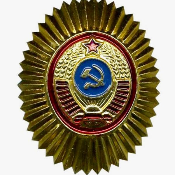 Soviet Militia Badge Hat Cap Parade Insignia Cockades  USSR