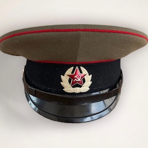 СССР Фуражка военная советская винтажная размер 55 Американская S старший офицер Красной Армии