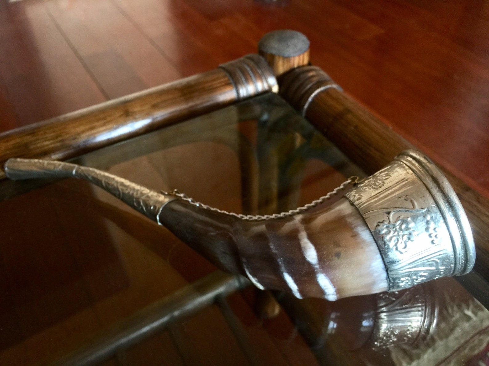 Cuerno vintage Tankard cuerno caucásico para el vino hecho | Etsy