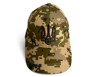 Baseball Cap Ukraine Khaki Trezub