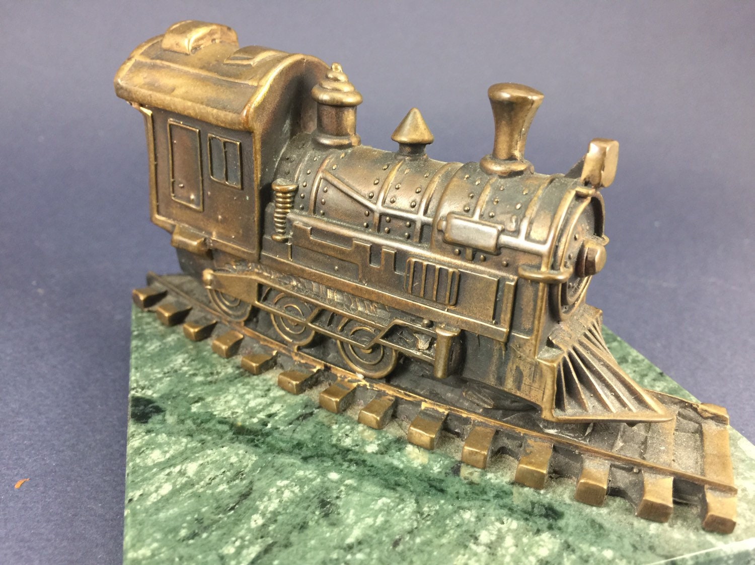 Vintage AUROMET Brass Railroad Engine Reversing Key