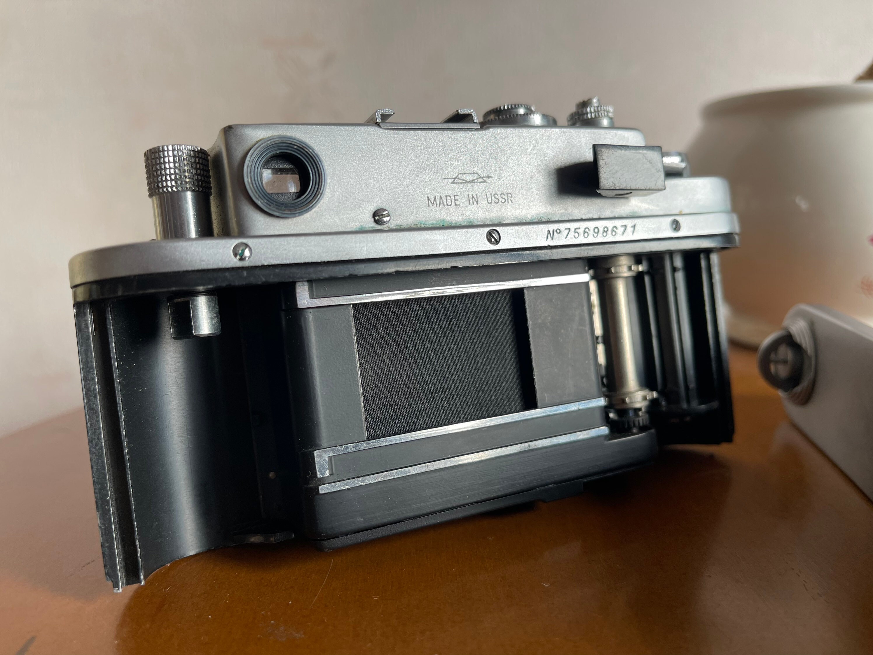 Zorki-4k ソビエト製レンジファインダーフィルムカメラ（レンズ