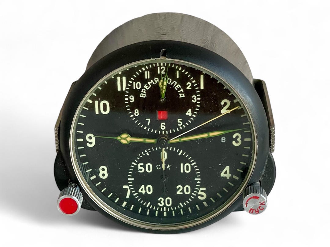 ミグ Mig コックピットクロック AЧC-1 27v ACHS-1 84時間 新発売の ミグ Mig コックピットクロック AЧC-1 27v ACHS-1 84