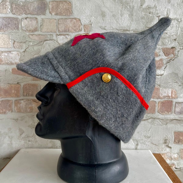 Soviet Military Visor Hat - ,,Budenovka” Red Army ,USSR Army Woolen Hat