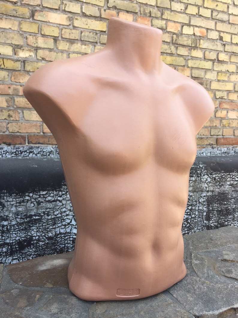 Mannequin Vintage Men Torso 225 STAS Rubber Plastic Etsy
