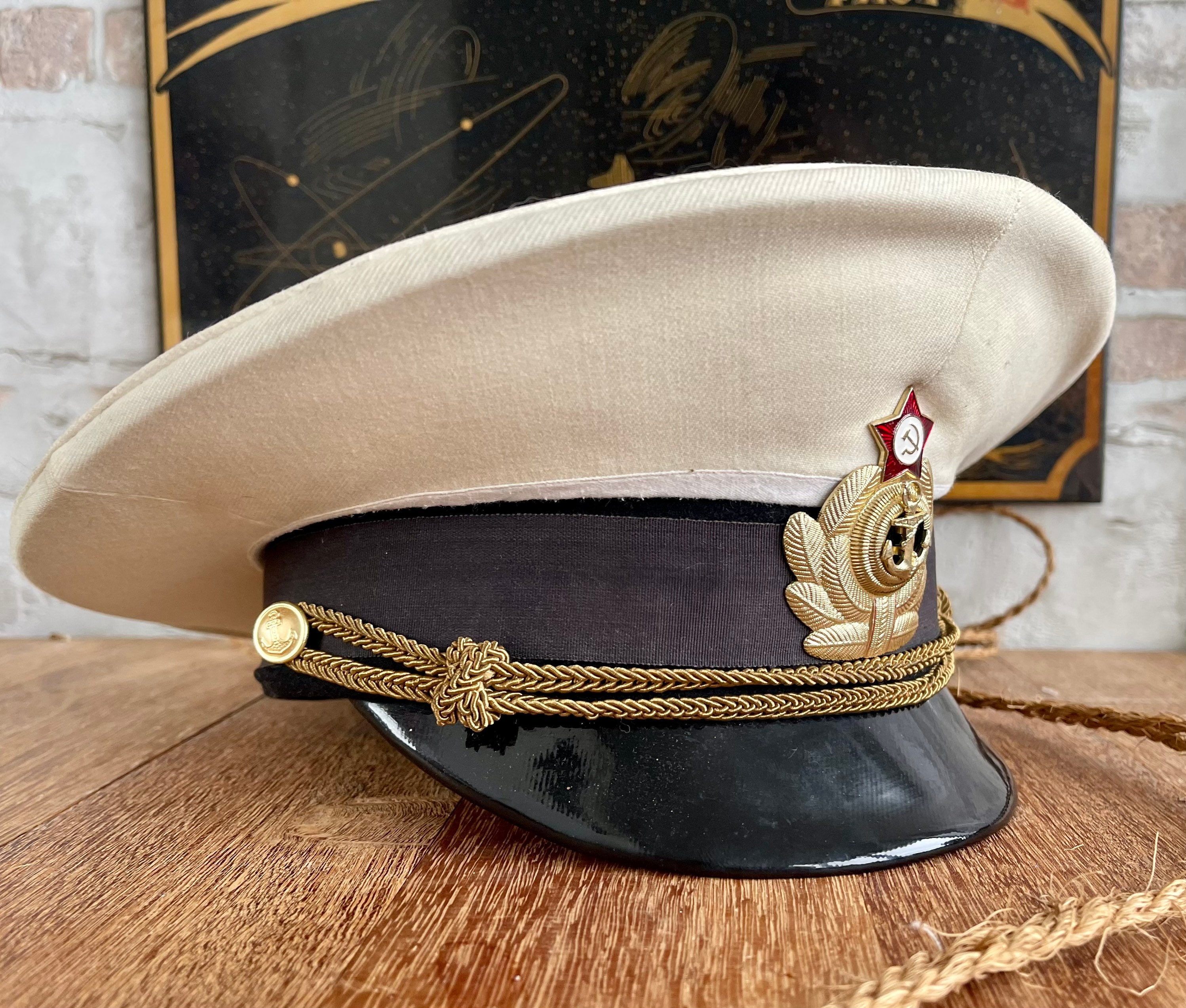 Navy visor sale cap