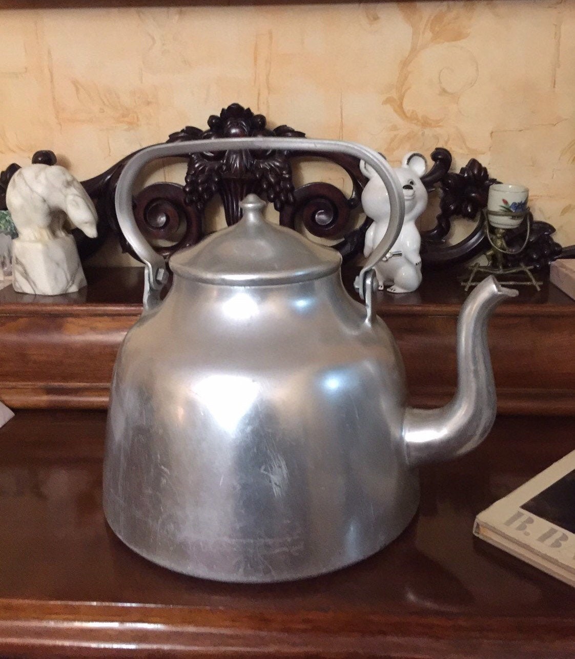 Large Industrial Sized Aluminum Teapot 85 Liters Vintage Etsy