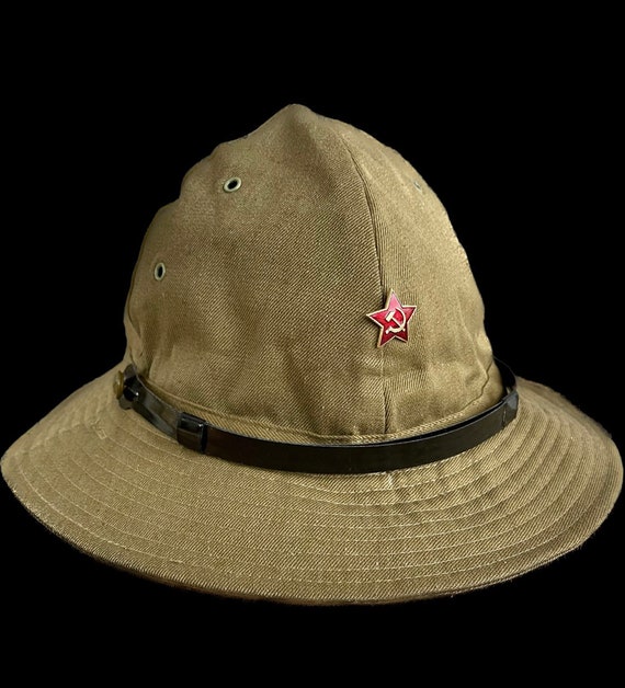 New Afghanka Soviet Army Panama Afghanistan Desert Type Military Hat,ussr  1980s 