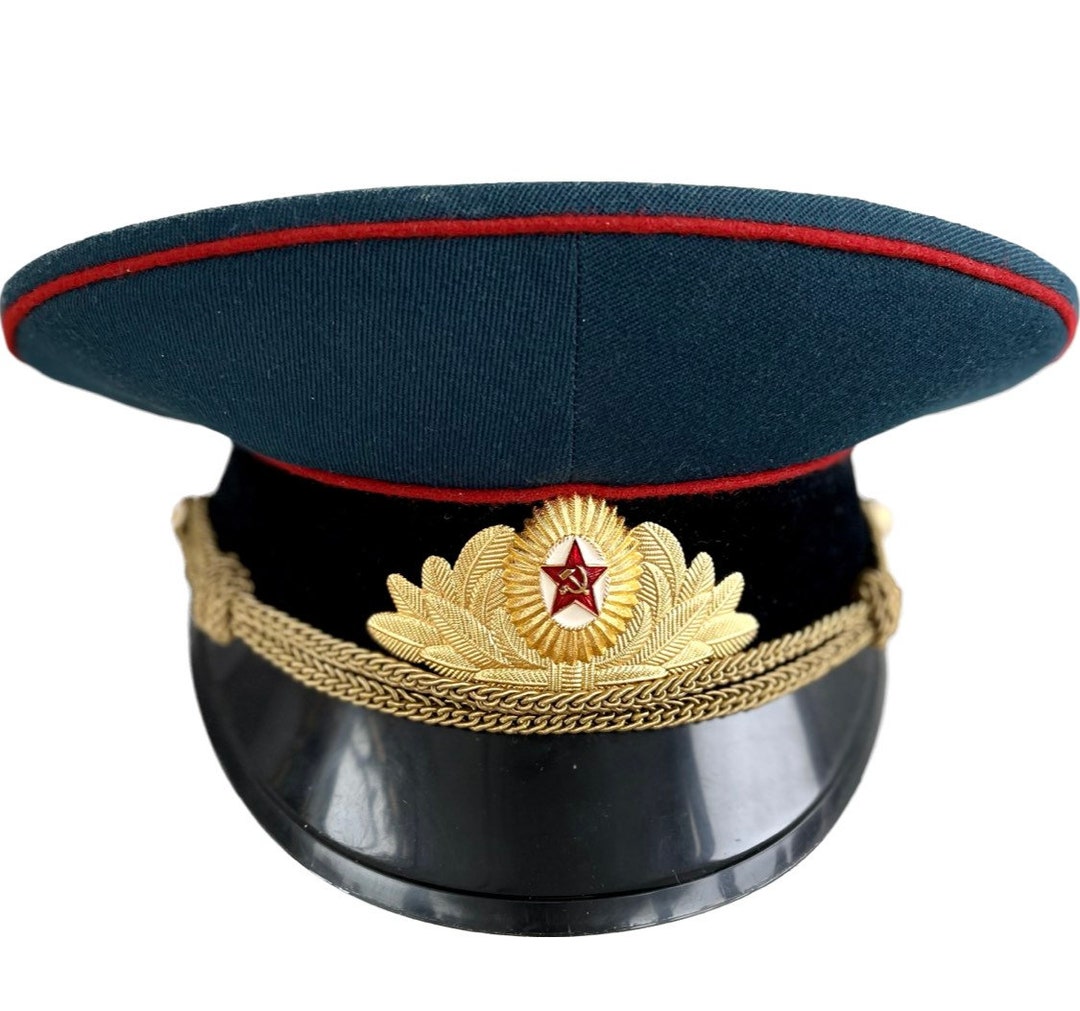 Фуражка Советской Армии 1988 г. - Офицеры высшего ранга - Размер 56, US ...