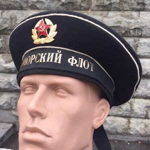 Фуражка ВМФ СССР Матрос Черноморского Флота, СССР, Бескозырка, Военная ...