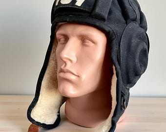 オリジナルソビエト戦車ヘルメット、ヘッドセット付き軍用ヘルメット