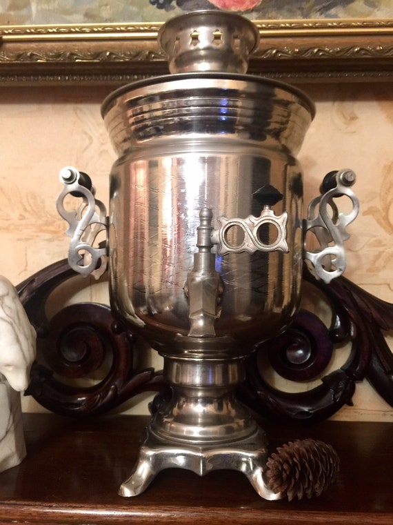 クラシックサモワール メタル製