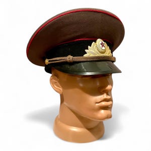 СССР Фуражка военная советская винтажная размер 55 Американская S старший офицер Красной Армии
