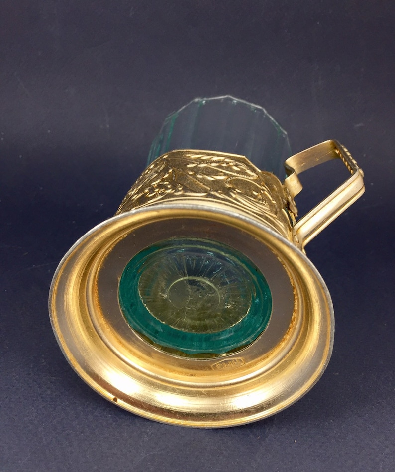 Vintage Glass Holdersoviet Metal Glass Holder Etsy