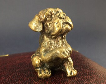 7cm FAVOMOTO Retro Brass Sculpture Mini Vintage Pitbull Dog Statue Decoration Feng Shui Figurines Tea Pet for Home Office Desk Ornament 6X5 7cm FAVOMOTO Retro Brass Sculpture Mini Vintage Pitbull Dog Statue Decoration Feng Shui Figurines Tea Pet for Home Office Desk Ornament 6X5