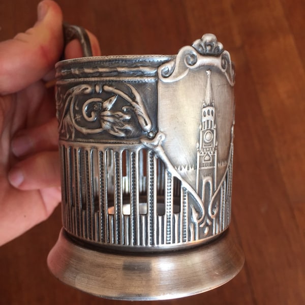 Vintage Glass Holder Etsy