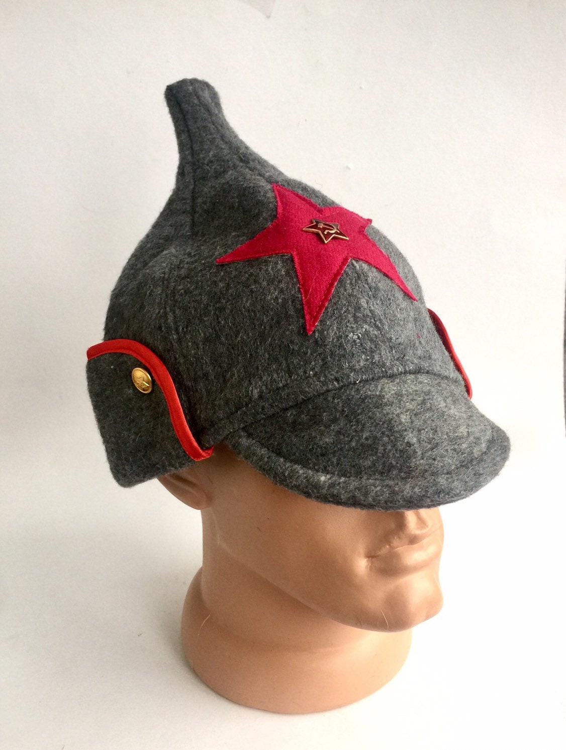 Soviet Militaryhat budenovka soviet Red 