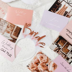 Tableau de vision de mariage / cartes d’inspiration
