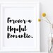 Sarah reviewed Eternal love Romantic wall art, Lifetime love print, Hopeful Romantic Text wall decor Unique gift for her