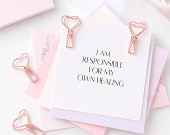 30 Positive Affirmation Cards for Daily Reflection