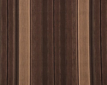 GULFSTREAM EBONY Waverly 100% Cotton Long Striped Drapery Upholstery Print Fabric