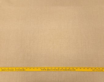 Lexington BON BON WHEAT Beige Tan Solid Backed Designer Drapery Uph Fabric