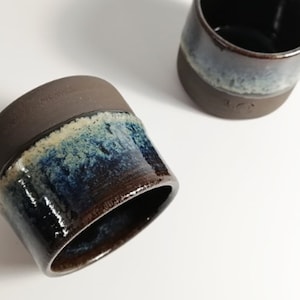 Handmade Ceramic Espresso Tumbler, Espresso Cup, Sake Cup, Stoneware Tumbler