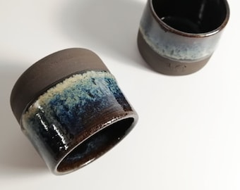 Handmade Ceramic Espresso Tumbler, Espresso Cup, Sake Cup, Stoneware Tumbler