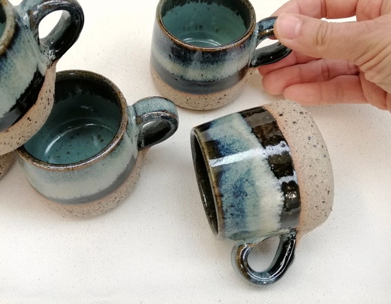 MADE TO ORDER - 2 oz - 3 oz - 4 oz Handmade Espresso Mug, Ceramic Stoneware Mug, Sake Cup